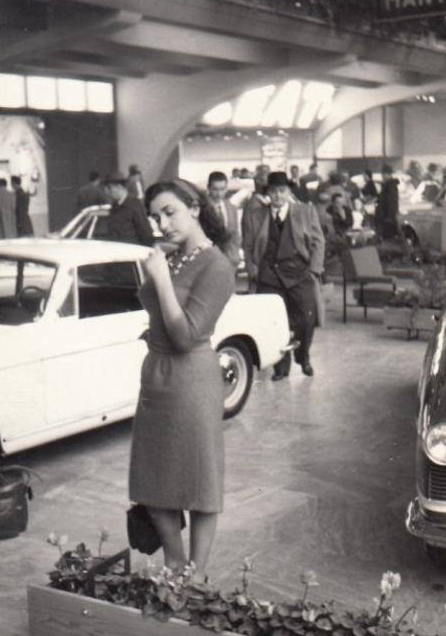 Al Salone dell'Automobile di Torino, negli anni 50